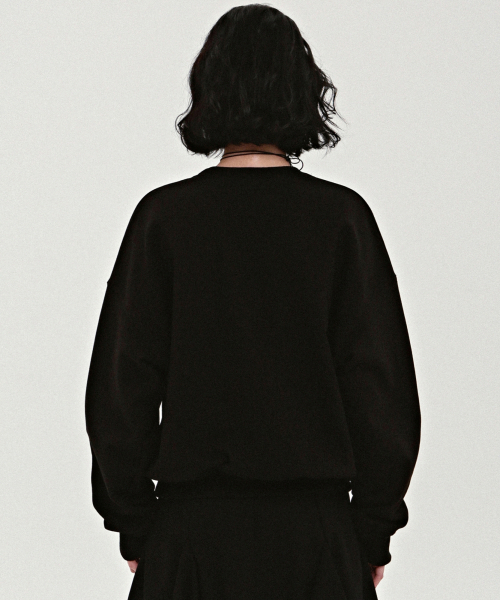 NICK&NICOLE（ニックアンドニコール）の「VOLUME BUTTERFLY SIGNATURE SWEATSHIRT_BLACK MINT（スウェット・レディース・その他・FREE）」の3枚目の写真