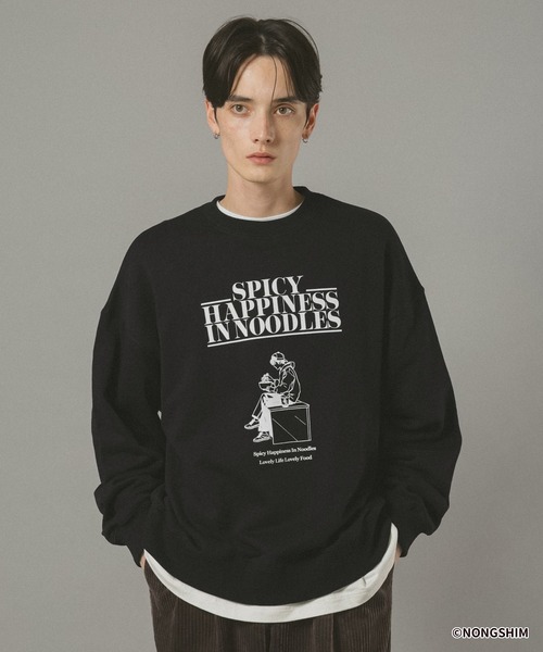 辛ラーメン】コラボ/イラストスウェット（スウェット）｜RAGEBLUE