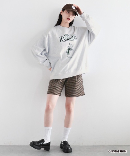 RAGEBLUE（レイジブルー）の「【辛ラーメン】コラボ/イラストスウェット（スウェット・メンズ・グレー系その他/ブラック・MEDIUM/LARGE）」の11枚目の写真