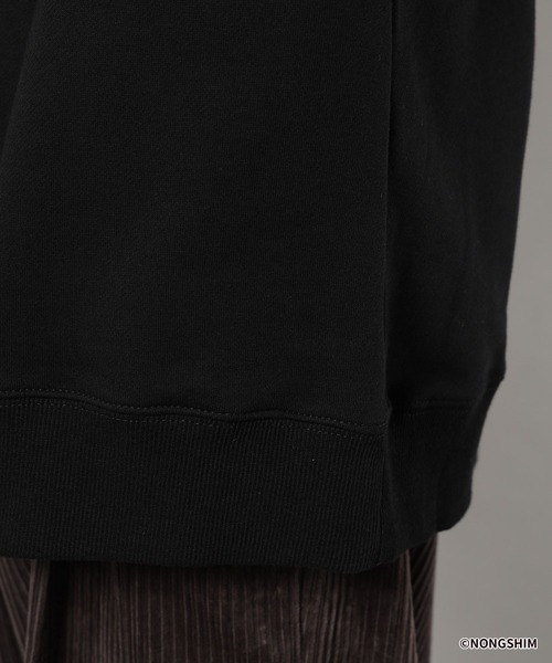 RAGEBLUE（レイジブルー）の「【辛ラーメン】コラボ/イラストスウェット（スウェット・メンズ・グレー系その他/ブラック・MEDIUM/LARGE）」の18枚目の写真