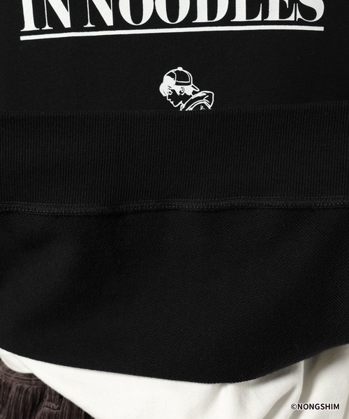 RAGEBLUE（レイジブルー）の「【辛ラーメン】コラボ/イラストスウェット（スウェット・メンズ・グレー系その他/ブラック・MEDIUM/LARGE）」の19枚目の写真