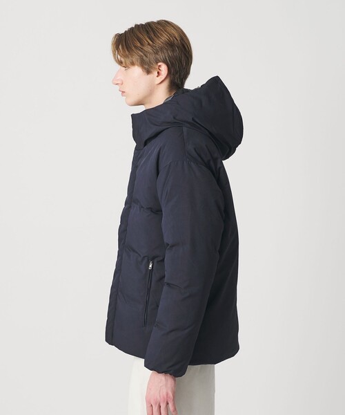 BEAUTY&YOUTH UNITED ARROWS（ビューティーアンドユースユナイテッドアローズ）の「小松マテーレ リラックス フード ダウンジャケット 700FP 撥水機能（ダウンジャケット/コート・メンズ・ネイビー/ブラック・S/M/L/XL）」の9枚目の写真