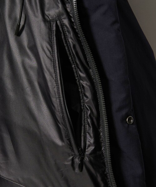 BEAUTY&YOUTH UNITED ARROWS（ビューティーアンドユースユナイテッドアローズ）の「小松マテーレ リラックス フード ダウンジャケット 700FP 撥水機能（ダウンジャケット/コート・メンズ・ネイビー/ブラック・S/M/L/XL）」の21枚目の写真