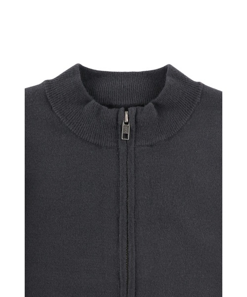 ALEXIA STAM（アリシアスタン）の「Half Zip Knit Long Dress /ハーフジップニットワンピ（ワンピース・レディース・ブラック/グレー・M/S）」の19枚目の写真