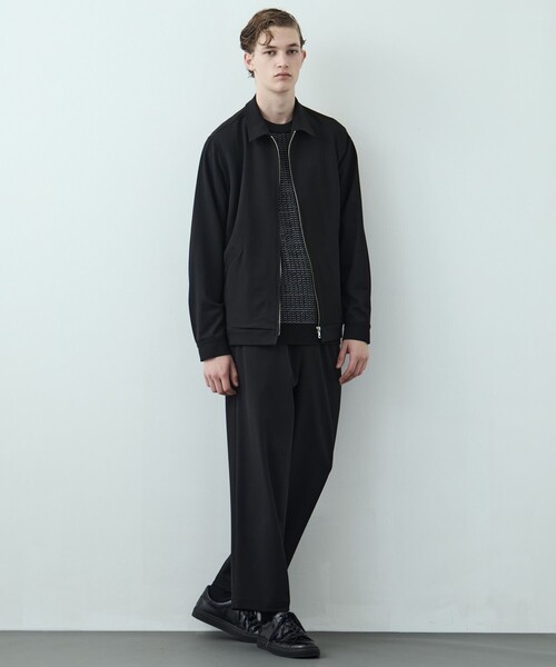 UNITED TOKYO（ユナイテッドトウキョウ）の「残りわずか！【WEB限定】アウトラスト ジップブルゾン 温度調整素材/イージーケア/ストレッチ/大人気/オフィスカジュアル/オケージョン/通勤/冬服/（ブルゾン・メンズ・ダークブラウン/ダークグレー/ブラック・1/2/3）」の8枚目の写真