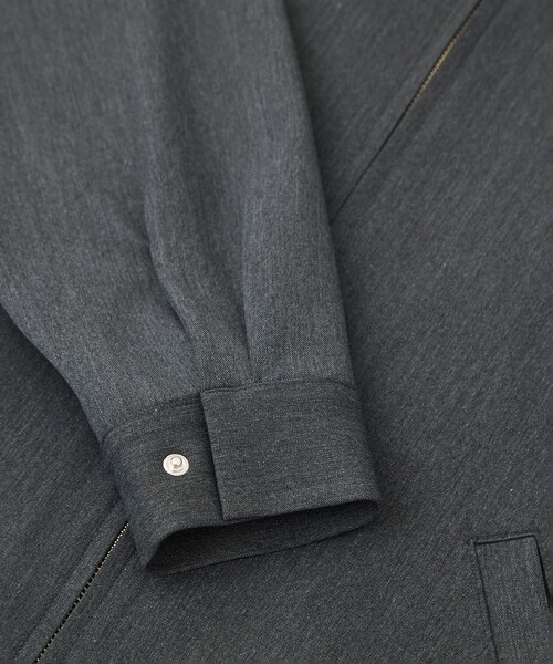 UNITED TOKYO（ユナイテッドトウキョウ）の「残りわずか！【WEB限定】アウトラスト ジップブルゾン 温度調整素材/イージーケア/ストレッチ/大人気/オフィスカジュアル/オケージョン/通勤/冬服/（ブルゾン・メンズ・ダークブラウン/ダークグレー/ブラック・1/2/3）」の19枚目の写真