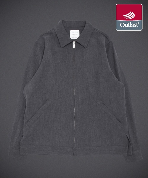 残りわずか！【WEB限定】アウトラスト ジップブルゾン 温度調整素材
