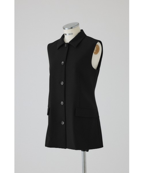 RIM.ARK（リムアーク）の「Classy sleeveless tops クラッシースリーブレストップス（シャツ/ブラウス・レディース・ライトカーキ/ダークネイビー/ブラック・FREE）」の2枚目の写真