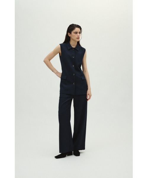 RIM.ARK（リムアーク）の「Classy sleeveless tops クラッシースリーブレストップス（シャツ/ブラウス・レディース・ライトカーキ/ダークネイビー/ブラック・FREE）」の16枚目の写真