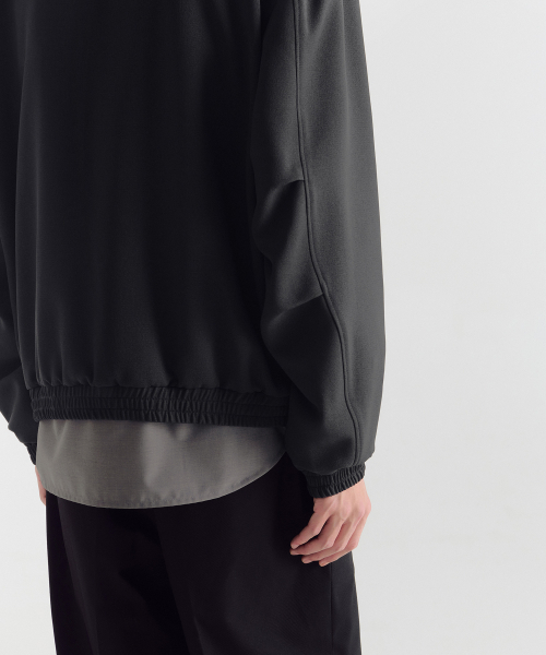 MUSINSA STANDARD（ムシンサスタンダード）の「クレープハイネックブルゾンジャケット [ダークグレー]（ブルゾン・メンズ・その他・MEDIUM/LARGE/X-LARGE/XX-LARGE）」の7枚目の写真