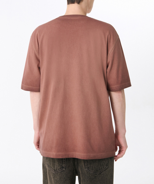 MUSINSA STANDARD（ムシンサスタンダード）の「ルナ ダイング リラックスド クルーネックTシャツ [スモークピンク]（Tシャツ/カットソー・メンズ・その他・SMALL/MEDIUM/LARGE/X-LARGE/XX-LARGE/XXX-LARGE）」の2枚目の写真