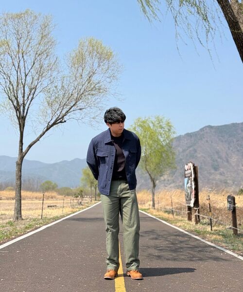 MUSINSA STANDARD（ムシンサスタンダード）の「ホワイトサテンオフィサーパンツ[カーキ]（その他パンツ・メンズ・その他・40/31/33/26/27/28/29/38/42/36/34/32/30）」の19枚目の写真