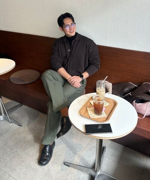 MUSINSA STANDARD（ムシンサスタンダード）の「ホワイトサテンオフィサーパンツ[カーキ]（その他パンツ・メンズ・その他・40/31/33/26/27/28/29/38/42/36/34/32/30）」の21枚目の写真