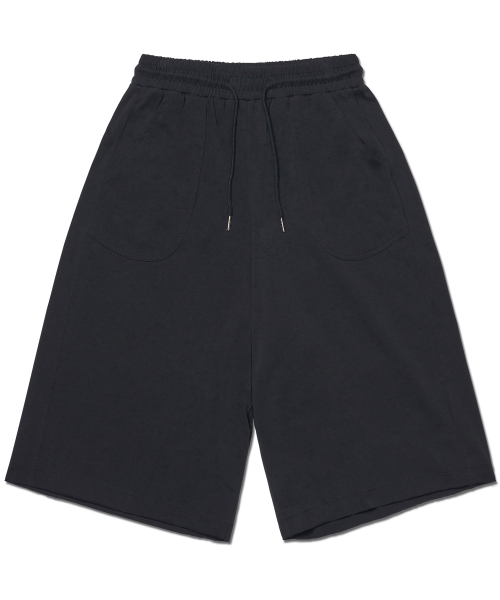 NOMANUAL(NOMANUAL)の「MOLTING BERMUDA SWEATPANTS - BLACK(その他パンツ・レディース・その他・SMALL/MEDIUM/LARGE)」の1枚目の写真