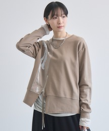 Paradise Picnic | フロントZIPペイントプルオーバー(スウェット)