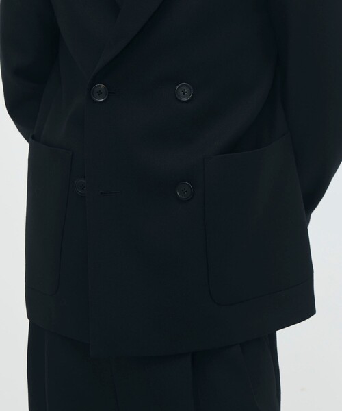 ウールダブルクロス 4ボタンジャケット（ダウンジャケット/コート