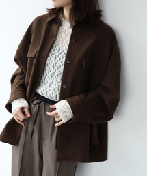 Jines（ジネス）の「ウールライクCPOシャツ（ブルゾン）」