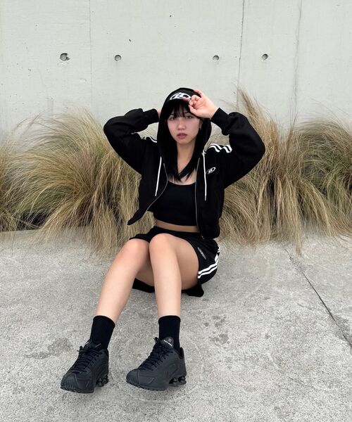 BORN TO WIN（ボーントゥウィン）の「W CHROME B TRACK LINE SHORTS [BLACK]（その他パンツ・レディース・その他・1/2）」の7枚目の写真
