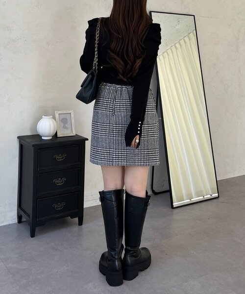 prose verse(プロズヴェール)の「袖パールパフスリーブリブニット(ニット/セーター・レディース・ブラック/ピンク/ホワイト系その他/オフホワイト・LARGE/MEDIUM)」の14枚目の写真