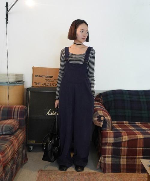 コーデュロイルーズサロペット（サロペット/オーバーオール）｜TEEN