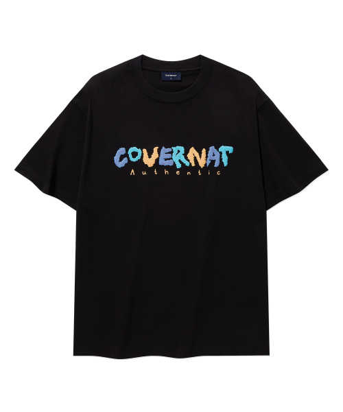COVERNAT(カバーナット)の「ドゥードゥーロゴグラフィックTシャツブラック(Tシャツ/カットソー・レディース・その他・X-SMALL/SMALL/MEDIUM/LARGE/X-LARGE/XX-LARGE)」の2枚目の写真