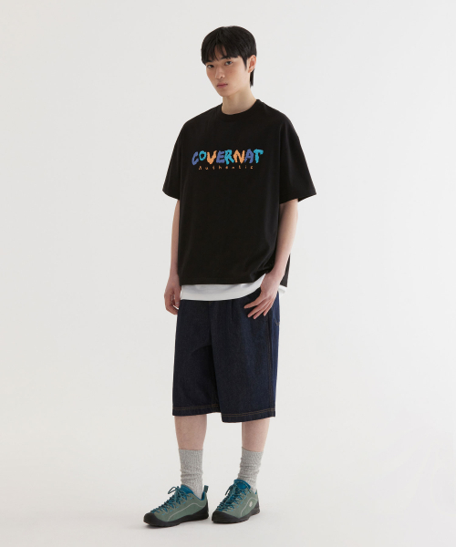 COVERNAT(カバーナット)の「ドゥードゥーロゴグラフィックTシャツブラック(Tシャツ/カットソー・レディース・その他・X-SMALL/SMALL/MEDIUM/LARGE/X-LARGE/XX-LARGE)」の5枚目の写真