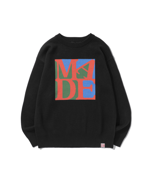 EXODNRY — тёплый свитер, модель MADE SWEATER, чёрный