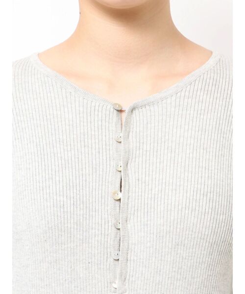 Ungrid（アングリッド）の「ヘンリーネックニットワンピース（ワンピース・レディース・ブラック/オレンジ/ライトグレー・FREE）」の22枚目の写真