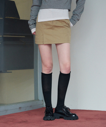 LEATHERY（レザリー）の「ベントコットンミニスカート[ベージュ]（スカート）」