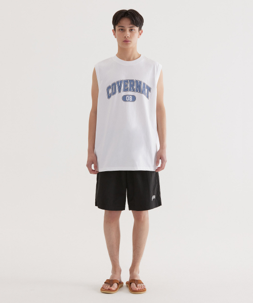 COVERNAT（カバーナット）の「アーチ08ロゴスリーブレスホワイト（Tシャツ/カットソー・レディース・その他・SMALL/MEDIUM/LARGE/X-LARGE）」の6枚目の写真