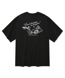 キャットボックス 半袖Tシャツ ブラック