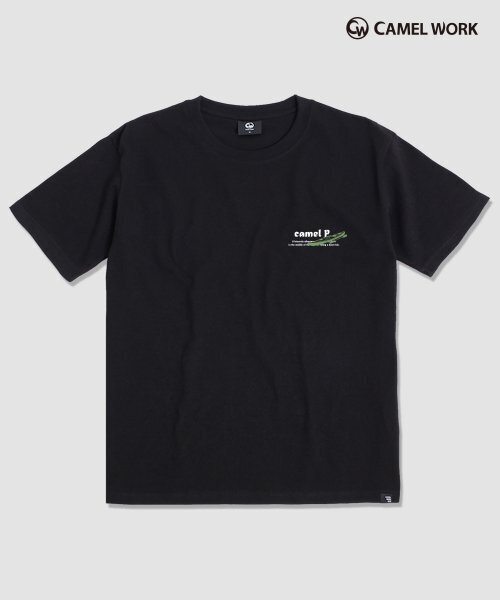 CAMEL WORK(キャメルワーク)の「カメルパーク 半袖Tシャツ(ブラック)(Tシャツ/カットソー・メンズ・その他・LARGE/MEDIUM/X-LARGE)」の2枚目の写真