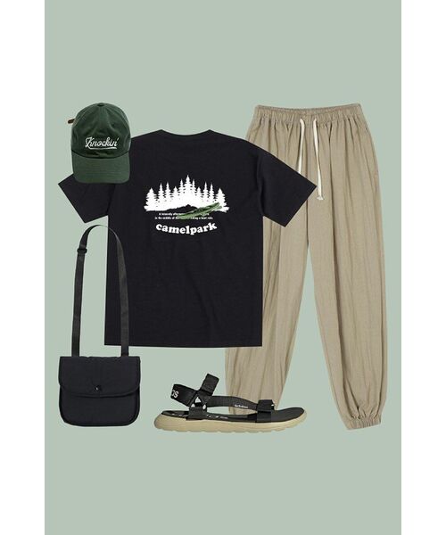 CAMEL WORK(キャメルワーク)の「カメルパーク 半袖Tシャツ(ブラック)(Tシャツ/カットソー・メンズ・その他・LARGE/MEDIUM/X-LARGE)」の16枚目の写真