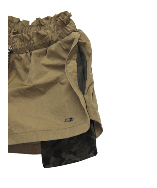 HETIT(ヘティ)の「カモナイロンストリングショーツ(カーキ)(その他パンツ・レディース・その他・SMALL/MEDIUM)」の6枚目の写真