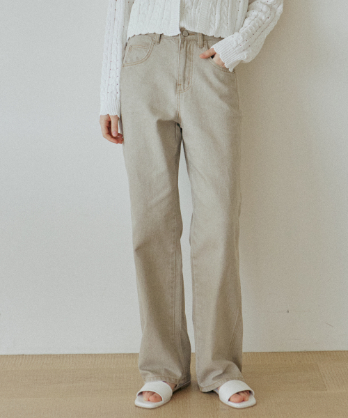 YUPPE(ヨッペ)の「COTTON LINE PANTS_KHAKI(その他パンツ・レディース・その他・SMALL/MEDIUM)」の1枚目の写真
