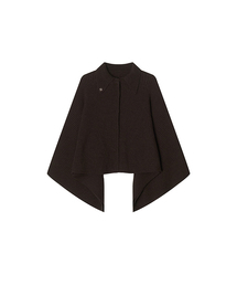 Roddie Cape Knit jacket _ Brown