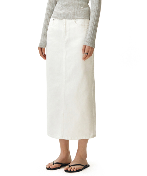 DECET WOMEN（デケット ウーマン）の「シグネチャーロングスカート DCSK003アイボリー（スカート・レディース・その他・SMALL/MEDIUM/LARGE/X-SMALL）」の8枚目の写真