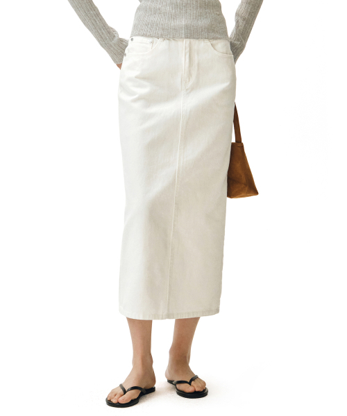 DECET WOMEN（デケット ウーマン）の「シグネチャーロングスカート DCSK003アイボリー（スカート・レディース・その他・SMALL/MEDIUM/LARGE/X-SMALL）」の11枚目の写真