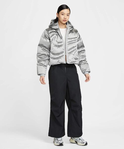 ジャケット・アウター Nike therma-fit down jacket big swoosh Nike Swoosh Series Water Resistant Therma-Fit Oversize Down Puffer