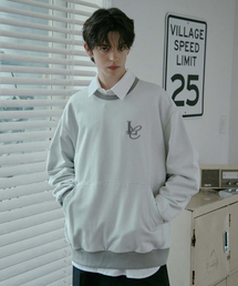 LAD EDITION（ラッドエディション）の「Two-tone overfit logo pocket sweatshirt（スウェット）」