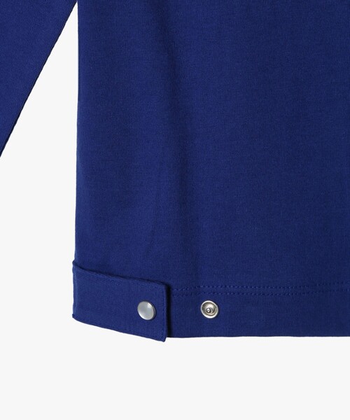 agnes b.（アニエスベー）の「キッズ コットン 長袖 カーディガンプレッション（カーディガン/ボレロ・キッズ・ブルー・8YEAR/4YEAR/10YEAR/12YEAR/6YEAR）」の2枚目の写真