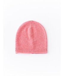 DAL（ダル）の「カシミヤ30 スラウチビーニー_ピーチ（ニットキャップ/ビーニー）」