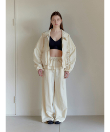 FRILL LAYERED PANTS / CREAM