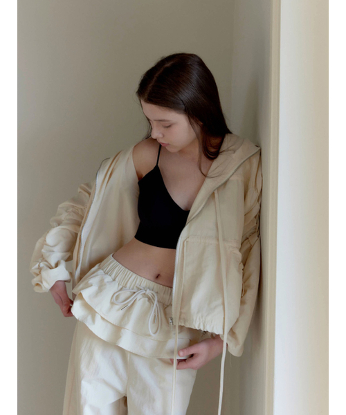 MOIFAIRE(モイフェア)の「FRILL LAYERED PANTS / CREAM(その他パンツ・レディース・アイボリー・FREE)」の3枚目の写真