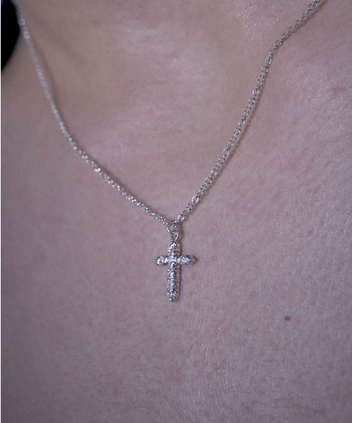 N.e-N-10 Cross Cubic Necklace（ネックレス）｜AG47（エイジー47）の