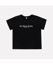 マウアーポイント ロゴ クロップ Tシャツ (ブラック)