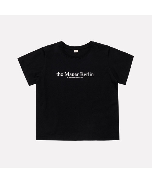 MAUER(マウアー)の「マウアーポイント ロゴ クロップ Tシャツ (ブラック)(Tシャツ/カットソー・レディース・その他・SMALL/MEDIUM)」の1枚目の写真