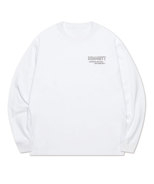 BEMIGHTY（ビーマイティー）の「ハンドレタリング袖リブ長袖Tシャツ[ホワイト]（Tシャツ/カットソー・メンズ・その他・LARGE/X-LARGE/XX-LARGE）」の2枚目の写真