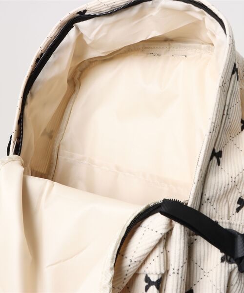 VIBGYOR（ヴィブジョー）の「urbanfemine./リボンコーデュロイリュックサック U7589（バックパック/リュック・レディース・グレー/ブルー/ブラック/ブラウン/ホワイト/ピンク・FREE）」の17枚目の写真