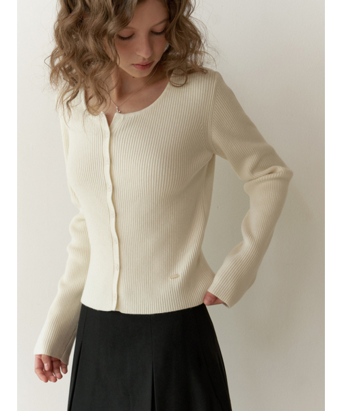 RE_L(リエル)の「Loe wool cardigan (ivory)(カーディガン/ボレロ・レディース・その他・FREE)」の3枚目の写真
